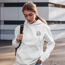 Load image into Gallery viewer, 444 Angel Number Hoodie from Angel Numbers Merch Official, symbolizing protection & angelic guidance