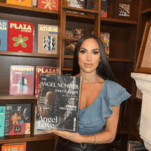 Load image into Gallery viewer, 2025 Angel Numbers Planner, available on Amazon. Features daily affirmations, numerology insights, and goal-setting tools.