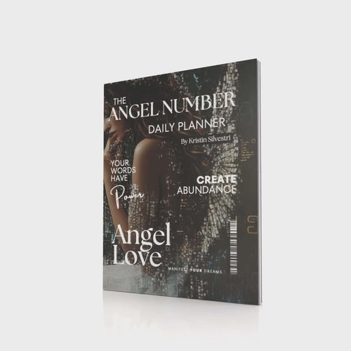 2025 Angel Numbers Planner, available on Amazon. Features daily affirmations, numerology insights, and goal-setting tools.