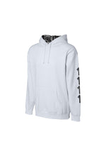 Load image into Gallery viewer, 1111  White Angel Number Hoodie from Angel Numbers Merch Official, representing synchronicity &amp; spiritual alignment. Front Angle Mock Up 
