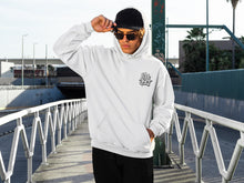 Load image into Gallery viewer, 444 Angel Number Hoodie from Angel Numbers Merch Official, symbolizing protection &amp; angelic guidance.
