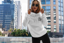 Load image into Gallery viewer, 444 Angel Number Hoodie from Angel Numbers Merch Official, symbolizing protection &amp; angelic guidance.
