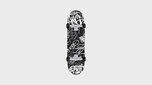 Angel Number Skateboard Deck With Graffiti Video